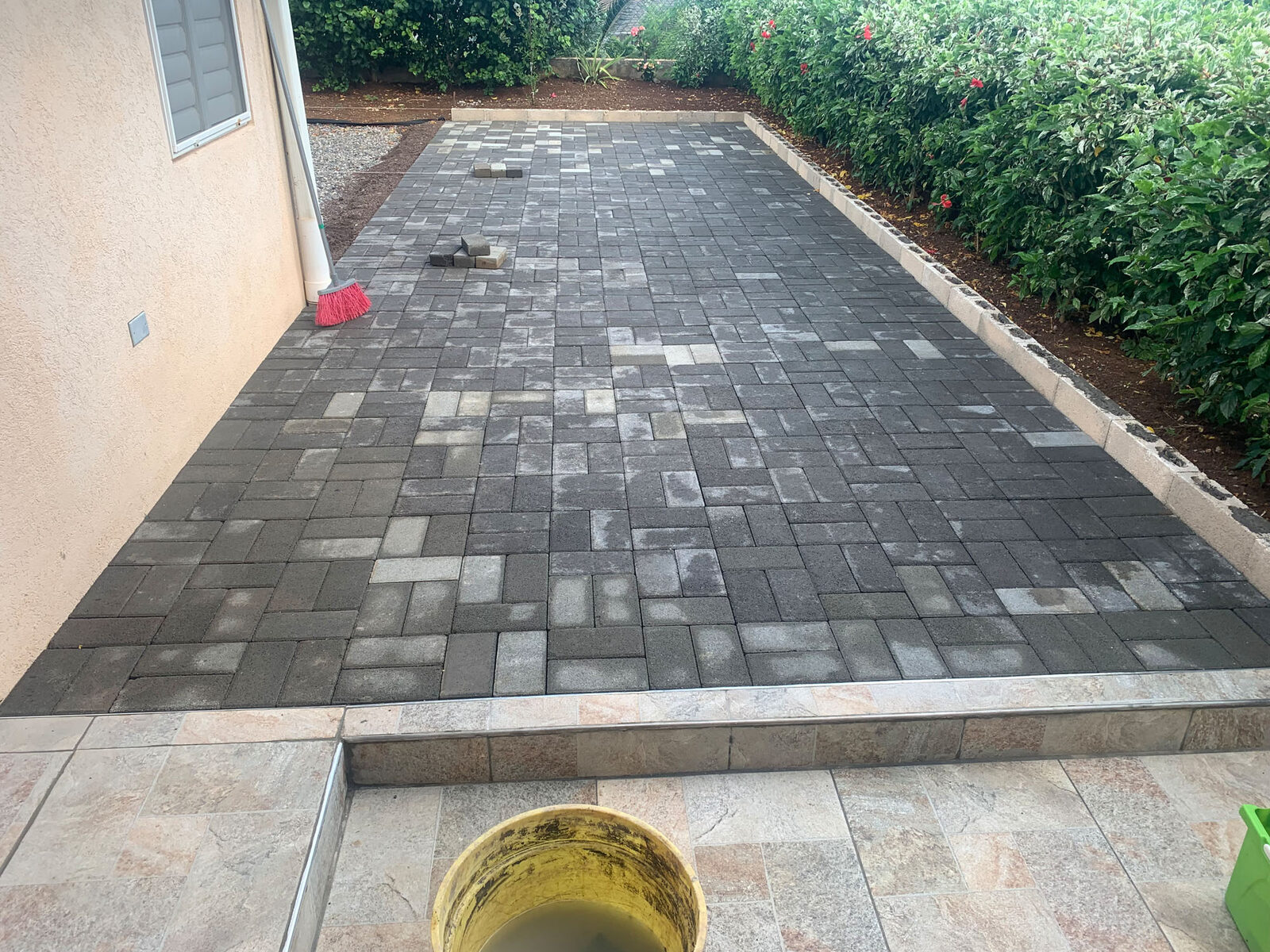 Completed Richmond side walkway